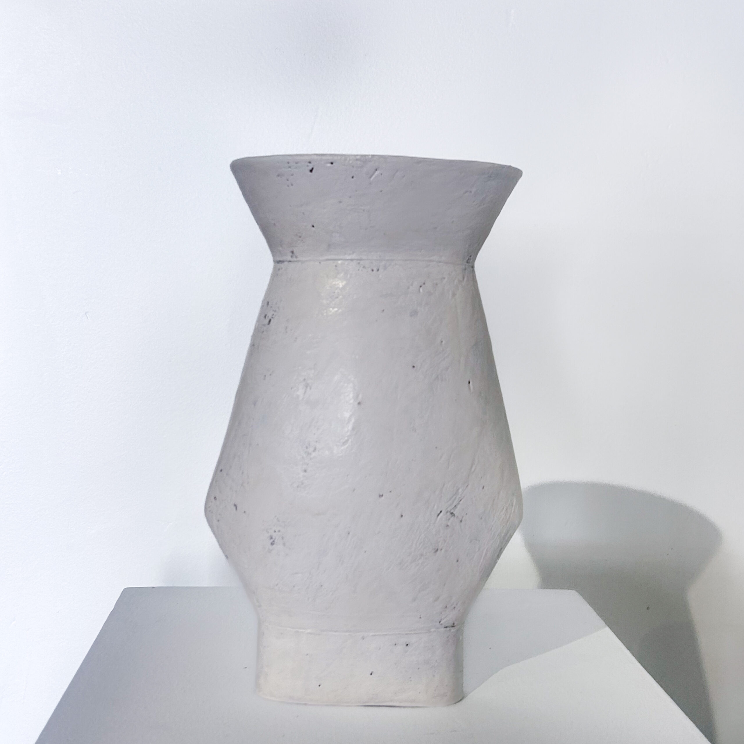 Tall angular vase