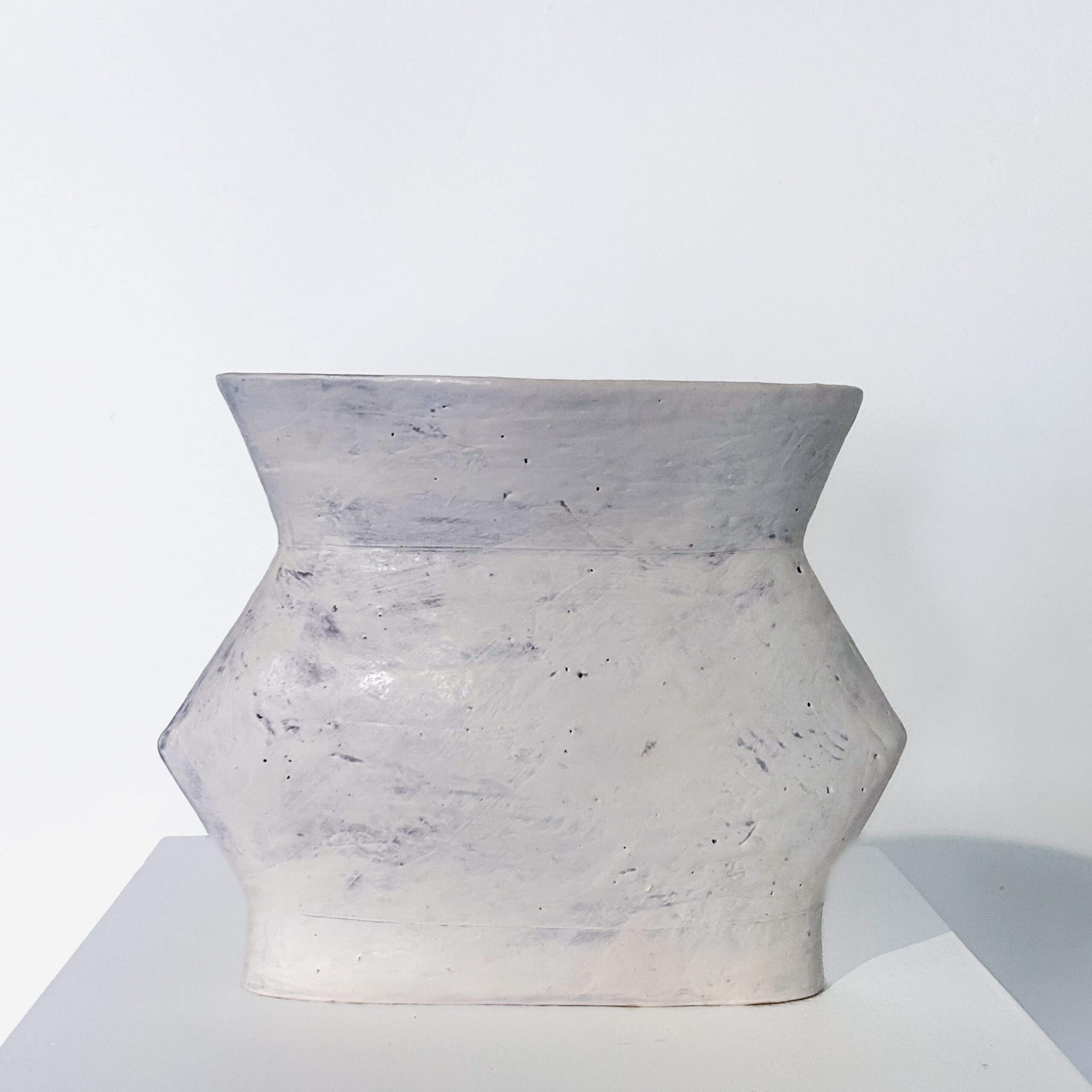 Medium low angular vase