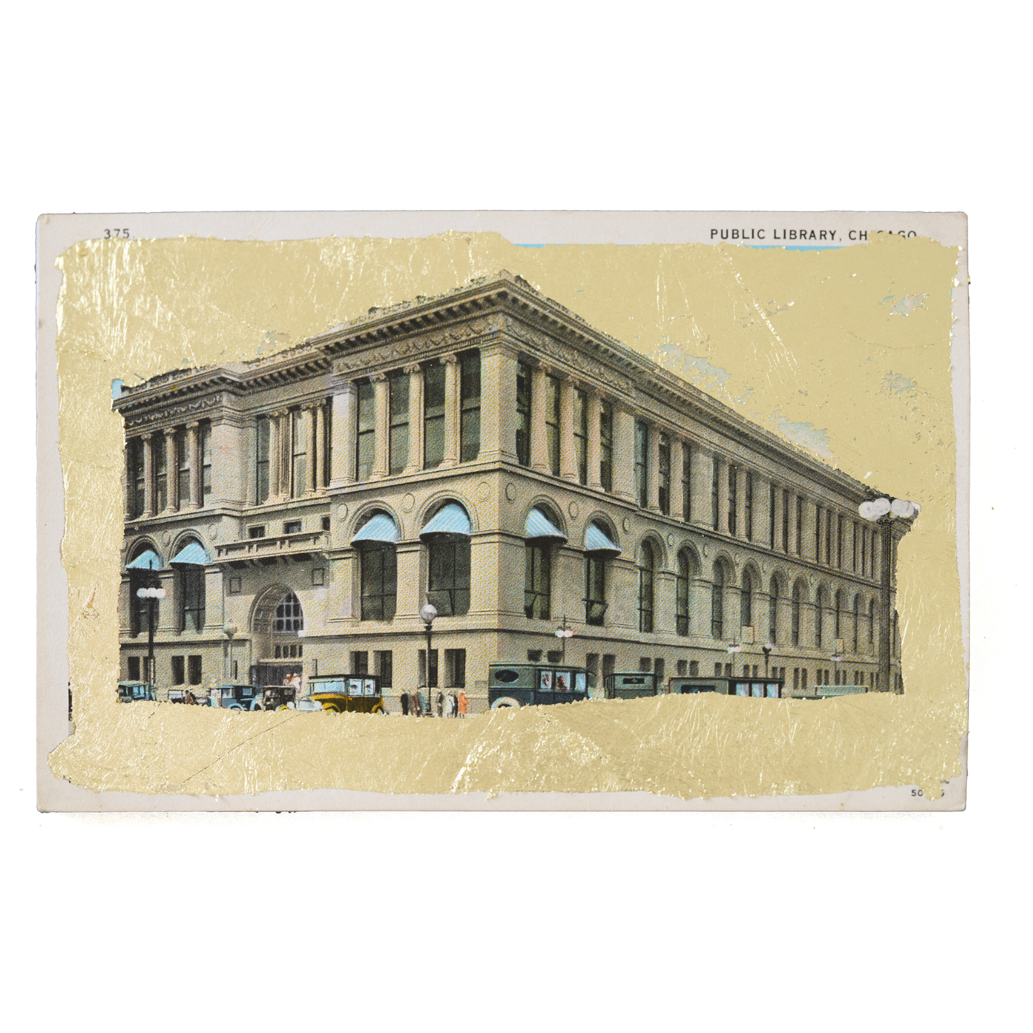 Chicago Public Library, Postcard