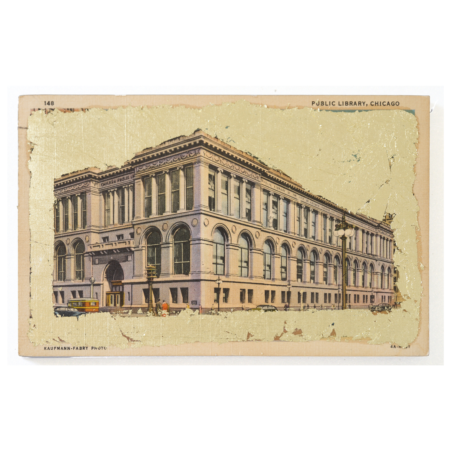 Chicago Public Library Postcard