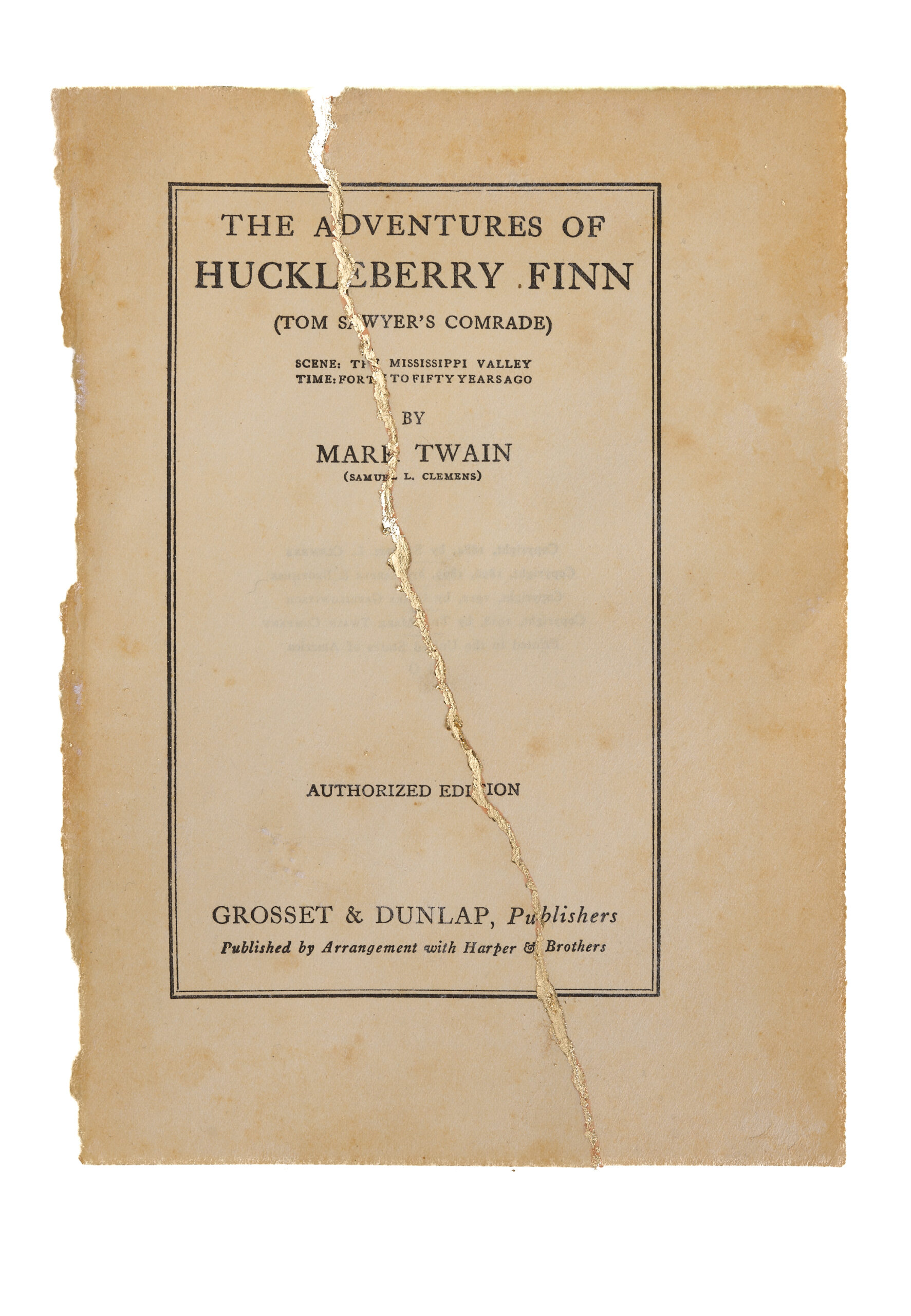 Illuminated Pages, Huckleberry Finn