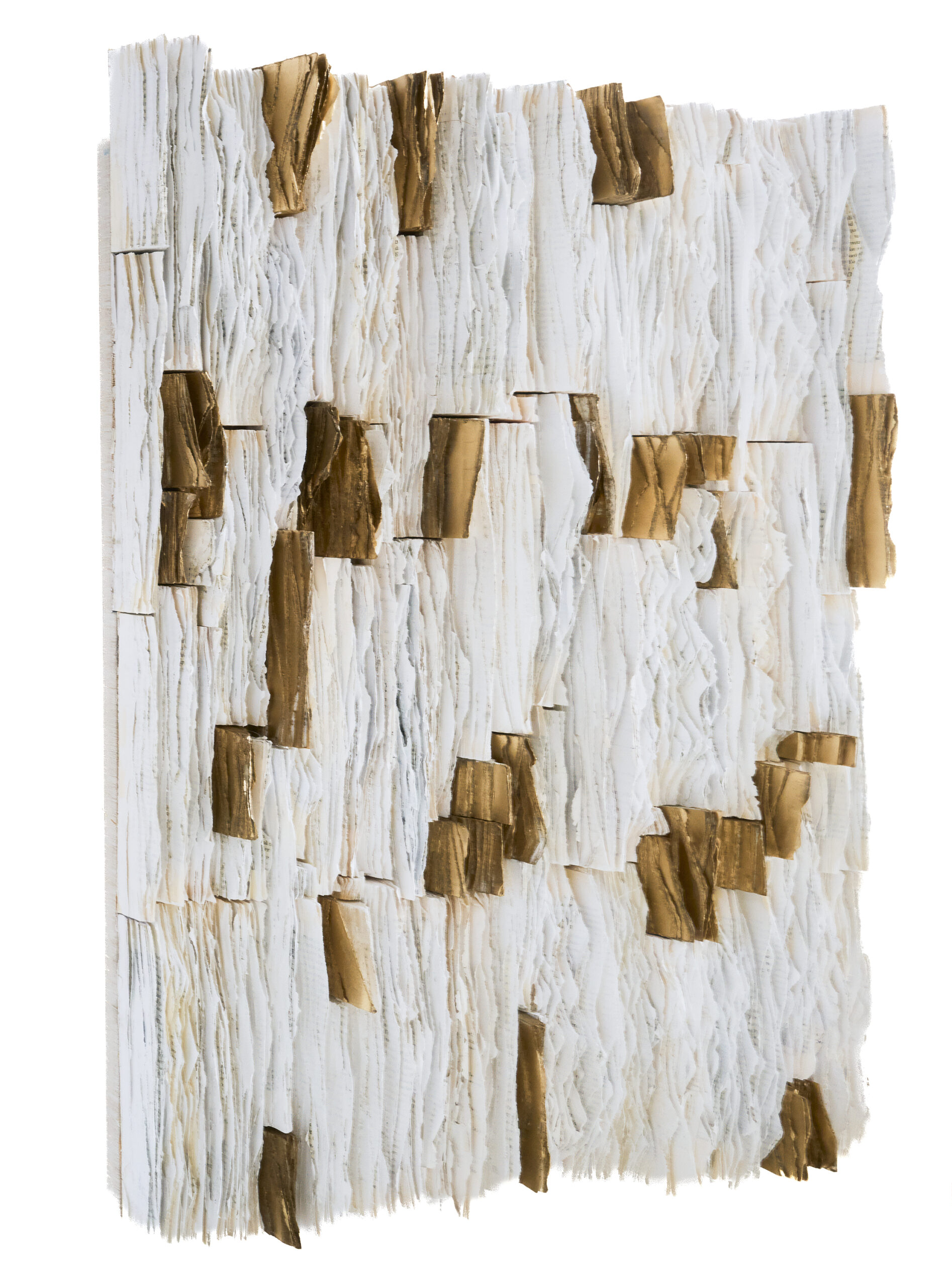 Silent Shelves White & Gold 1